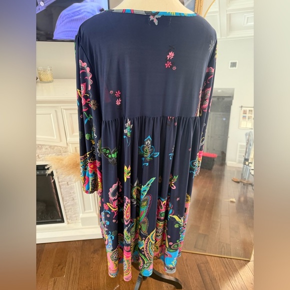 Reborn Blue Vibrant Dress - Picture 6 of 7